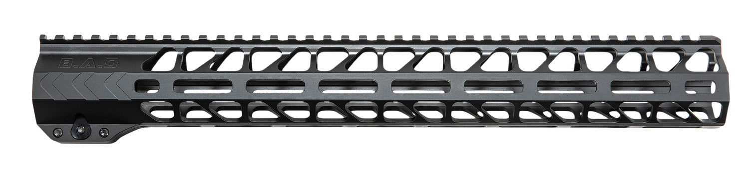 Battle Arms Development BAD-WH15-MLOK Workhorse Handguard 15" M-LOK, Free-Floating Style Made of 6061-T6 Aluminum with Black Anodized Finish for AR-15, AR-10