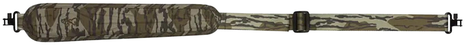 Browning 12232538 Range Pro Sling made of Mossy Oak Bottomland Nylon with 28"-40" OAL, Adjustable Design & Swivels for Rifle/Shotgun