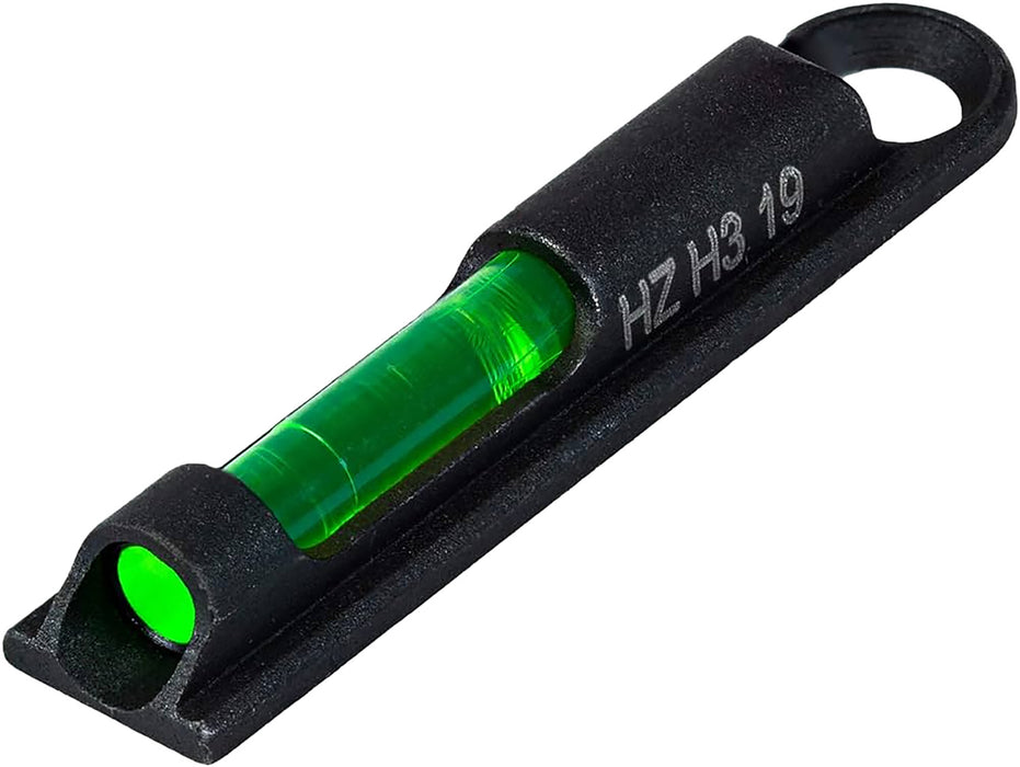HiViz PMN301 LiteWave H3 CompSight Bead Replacement Front Sight  Black | Green Tritium/Fiber Optic Front Sight Universal Threads