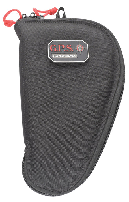 GPS Bags 855CPCB Contoured Discreet Case w/ Lockable Zippers & Black Finish for Compact & Subcompact 3" Barrel or Less