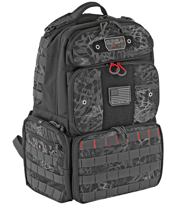 GPS Bags T1913BPP Tactical  PRYM1 Blackout 1000D Polyester 4 Handguns