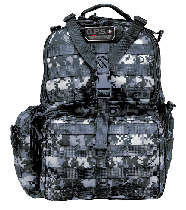 GPS Bags T1612BPG Tactical Backpack Gray Digital 1000D Nylon 3 Handguns