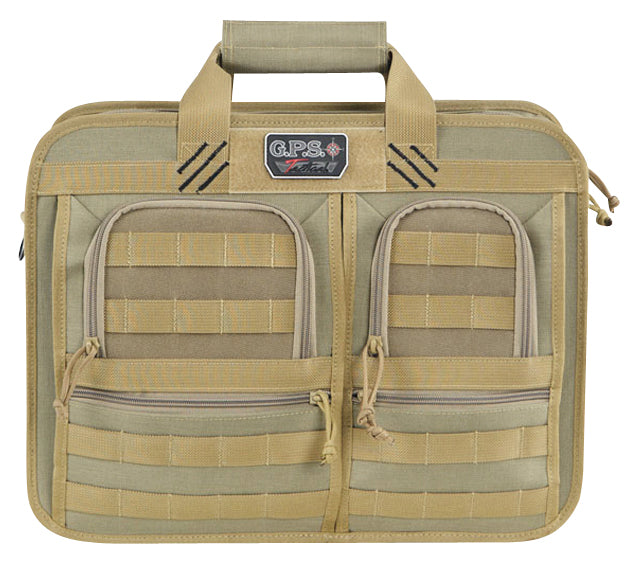 GPS Bags T1551BCT Tactical Operations Brief Case Tan 1000D Polyester 1 Handgun