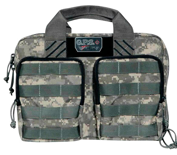 GPS Bags GPST1309PCD Tactical Quad +2 Fall Digital Camo 1000D Polyester with YKK Lockable Zippers, 8 Mag Pockets, 2 Ammo Front Pockets, Visual ID Storage System & Holds Up To 6 Handguns