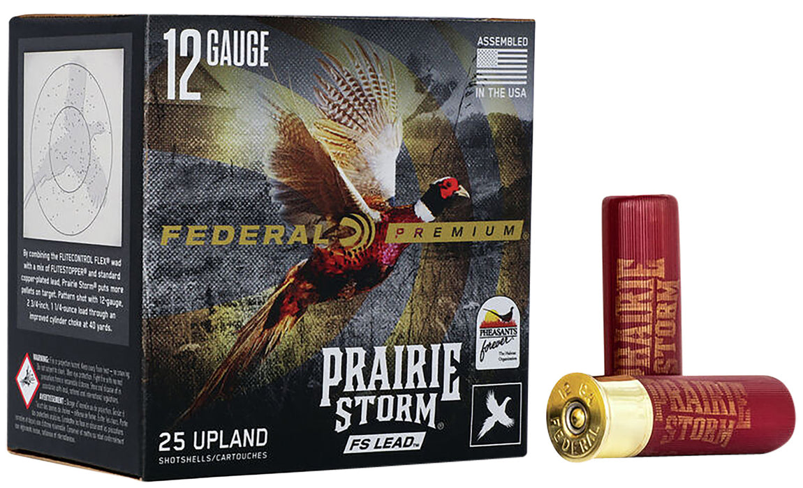 Federal PFX129FS6 Premium Prairie Storm FS 12 Gauge 3" 1 5/8 oz 1350 fps 6 Shot 25 Bx/10 Cs