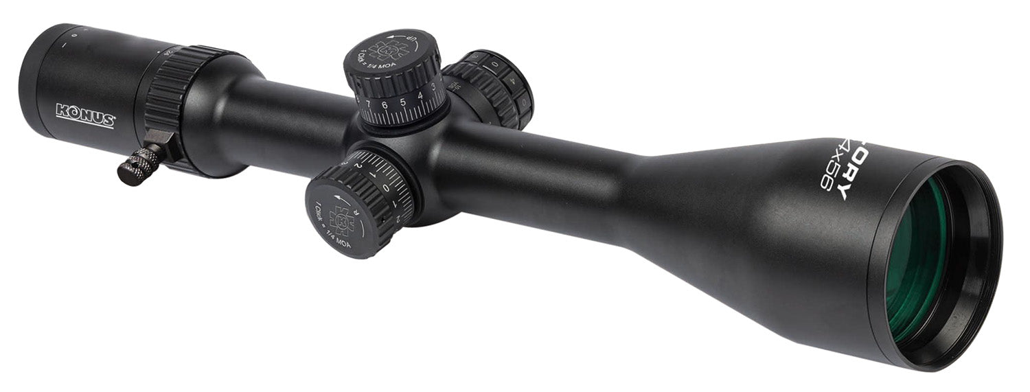 Konus 7189 Glory  Matte Black 3-24x56mm 30mm Tube Illuminated Fine Crosshair/Red Dot Reticle