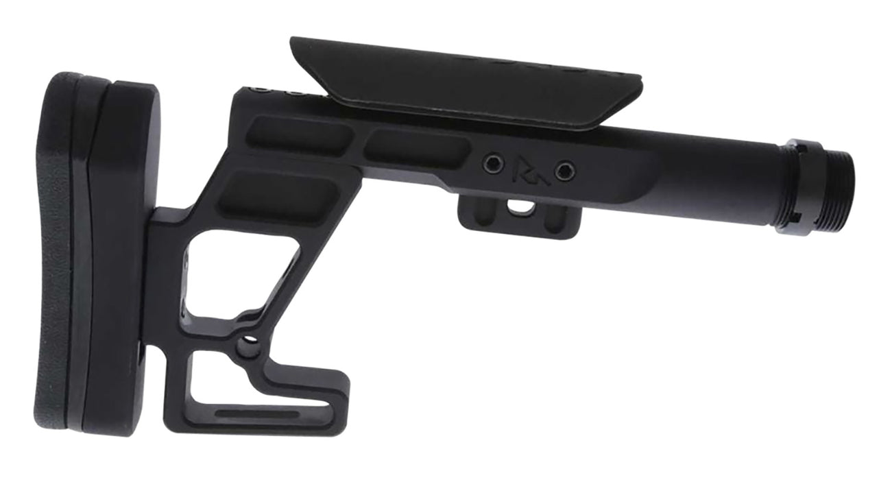 Rival Arms RA91R101A ST-3X Rifle Chassis Stock Black Anodized Aluminum Fixed with Adjustable Cheek Rest & Buttpad Rifle Chassis That Accepts Buffer Tube Style Stock Ambidextrous Hand