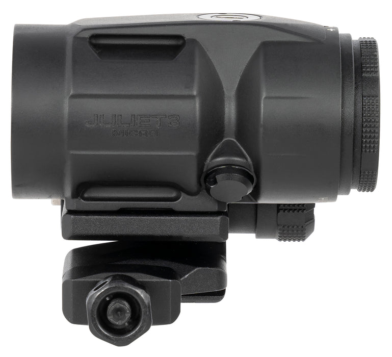 Sig Sauer Electro-Optics SOJ3M001 Juliet3-Micro Magnifier Black 3x 22mm Modern Sporting Rifle/ AR Features 90 Degree push-button flip-to-side magnifier mount