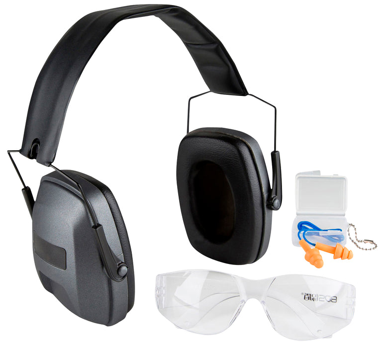 Safariland 1348650 Impulse Range Kit Ultra-Compact Earmuffs, Foam Impulse Hearing Protection, HD Flex Protective Eyewear