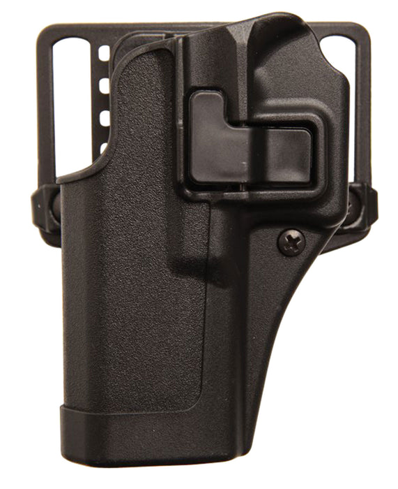 Blackhawk 410568BKL Serpa CQC  OWB Size 68 Matte Black Polymer Belt Loop/Paddle Compatible w/Glock 43 Left Hand