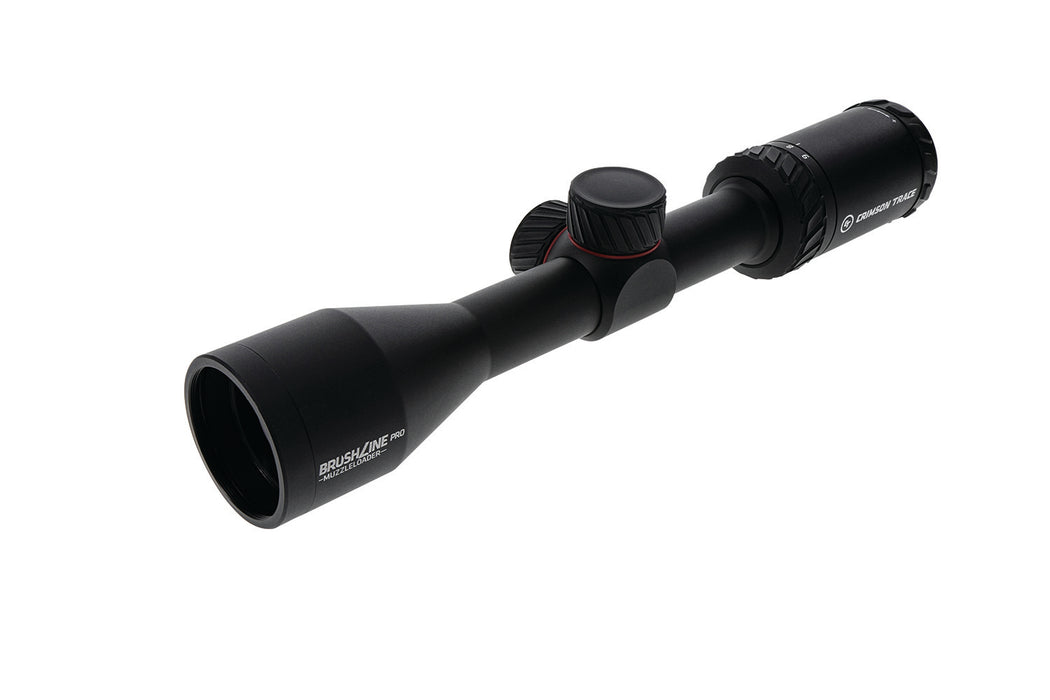 Crimson Trace 0101540 Brushline Pro Black Anodized 3-9x40mm 1" Tube BDC Muzzleloader Reticle