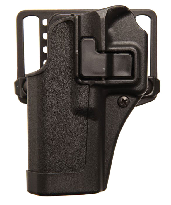 Blackhawk 410568BKR Serpa CQC  OWB Size 68 Matte Black Polymer Belt Loop/Paddle Compatible w/Glock 43 Right Hand