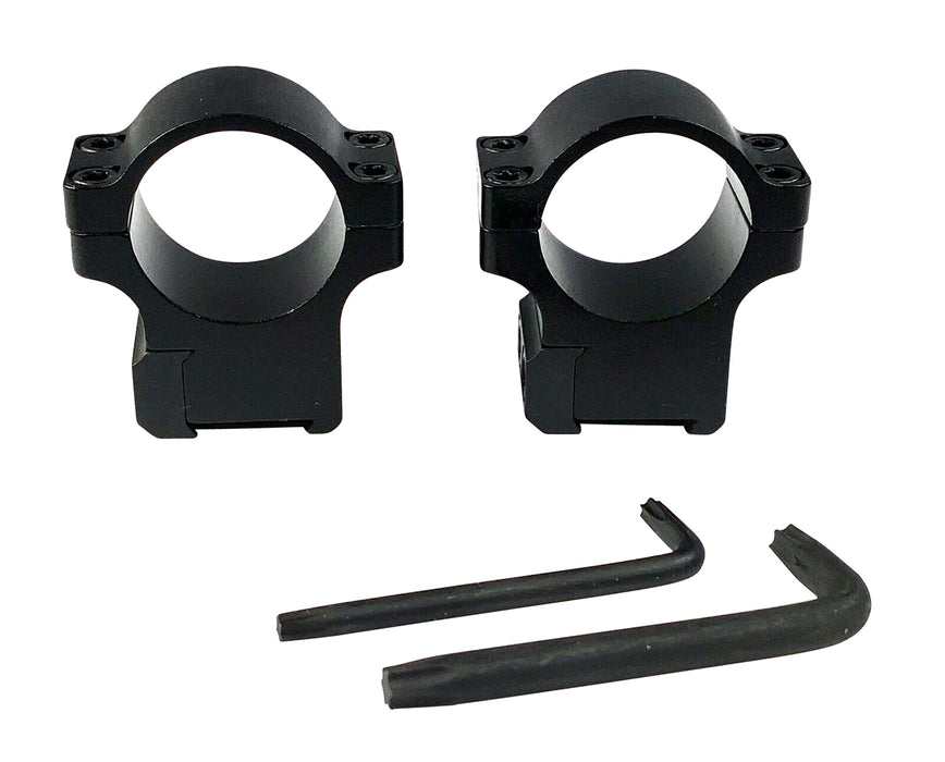 CZ-USA 40088 CZ Rings 527  Matte Black 1"