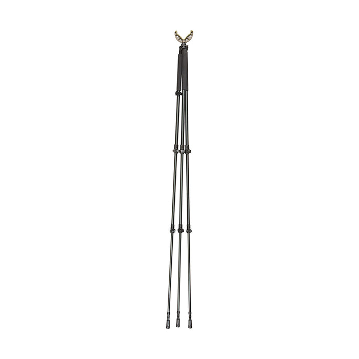 Allen 21412 Axial  Tripod Black Aluminum w/Rubber Feet, Locking Cams, Post System Attachment & 61" Vertical Adjustment