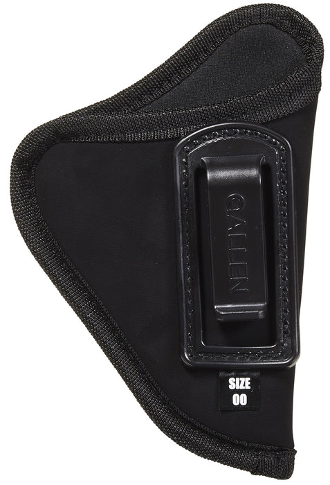 Allen 44600 Inside-The-Pant Conceal Carry Holster Size 00 IWB Black Ultrasuede Fabric, Fits Small/Medium DA Revolvers, Belt Mount Clip, Right Hand