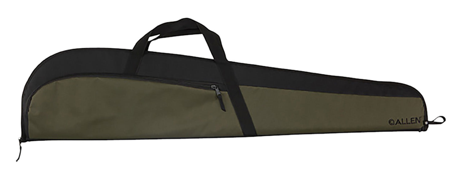 Allen 69346 Powell Rifle Case 46" Green w/Black Trim 600D Polyester, Foam Padding, Large Accessory Pocket & Lockable Zippers