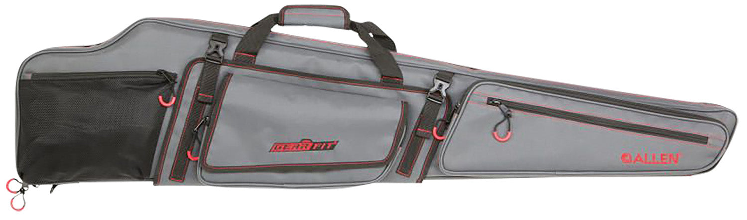 Allen 94948 Gear-Fit Dakota 48" Rifle Case Gray w/Red Accents, Padding  & Organizer Pocket for Scoped Rifle