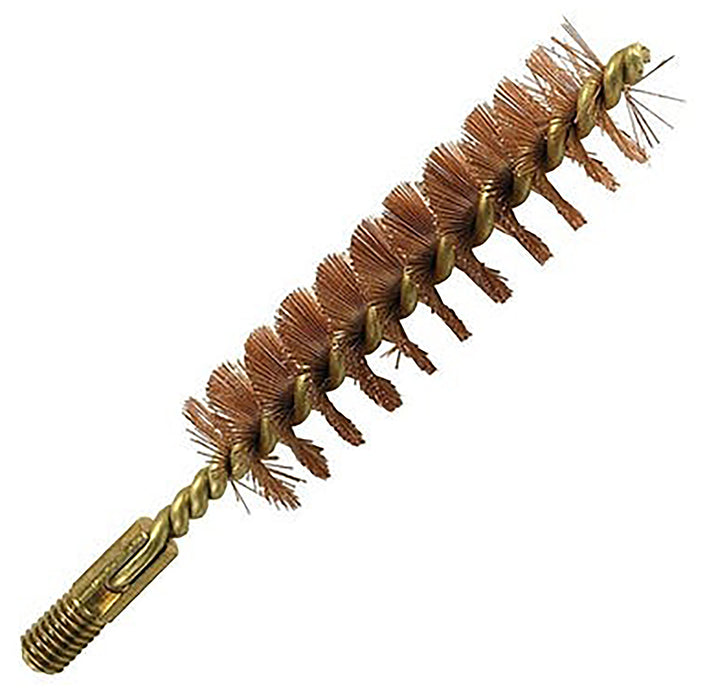 CVA AC1463 Cleaning Brush 45 Cal For Muzzleloaders 10-32 Thread, Brass Bronze Bristles