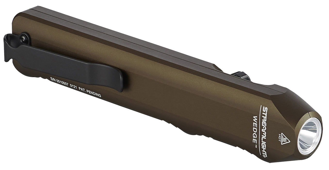 Streamlight 88811 Wedge  Coyote Tan Aluminum, White Light LED 300/1,000 Lumens, 110 Meters Beam Distance
