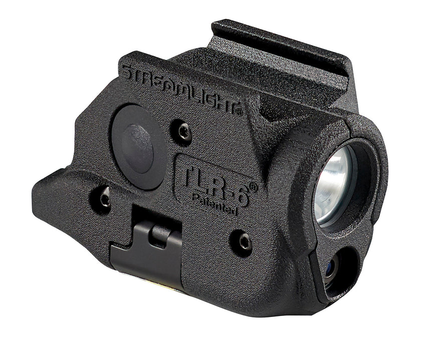 Streamlight 69286 TLR-6 Gun Light  Black 100 Lumens White LED/Red Laser Glock 43X MOS/48 MOS/43X/48