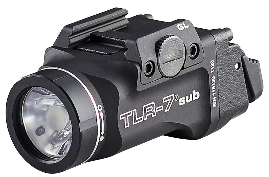 Streamlight 69400 TLR-7 Sub Gun Light  Black Anodized 500 Lumens  White LED Glock 43X MOS/48 MOS/43X/48