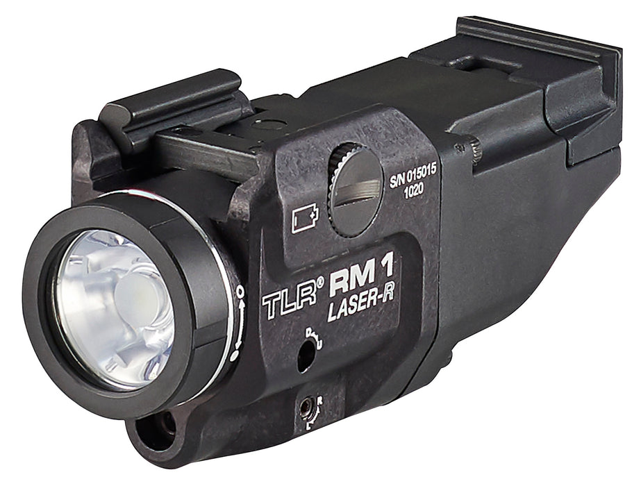 Streamlight 69446 TLR RM 1 Laser Rail Mounted Tactical Lighting System  Black Anodized 500 Lumens  White LED/Red Laser