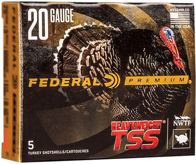 Federal PTSSX257F9 Premium Heavyweight TSS 20 Gauge 2.75" 1 1/8 oz 9 Shot 5 Per Box/10 Cs