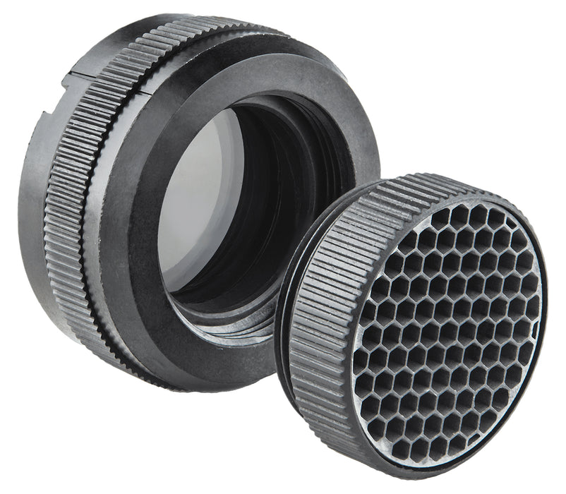Meprolight USA 5626090000 Polarizer/Flash Guard Kit  Rifle Black Compatible w/ Mepro M21