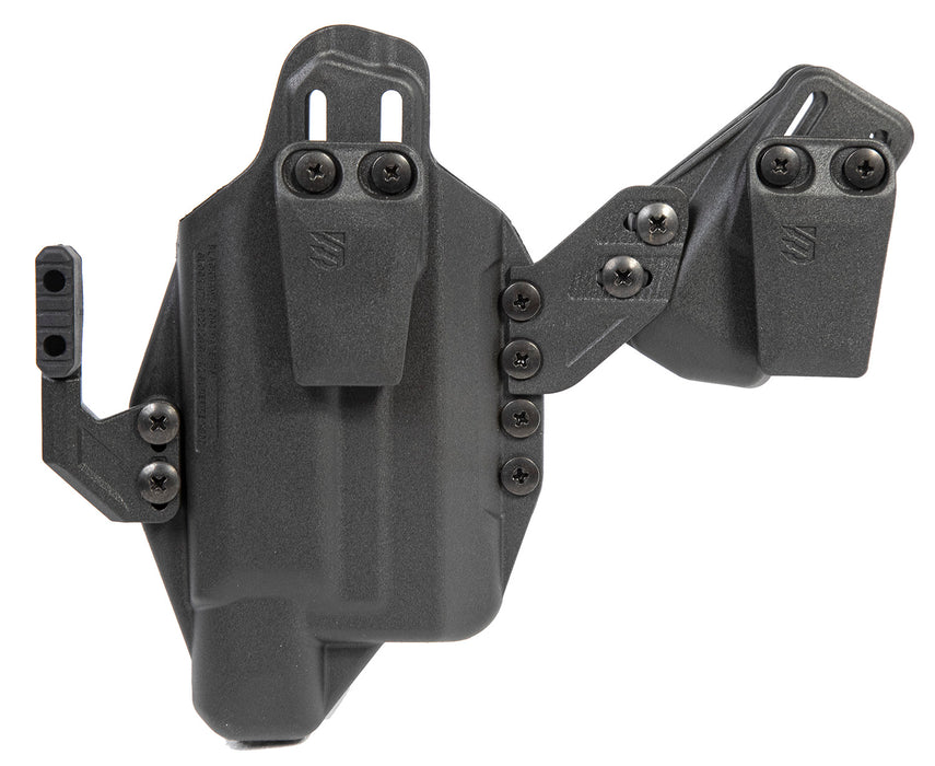 Blackhawk 416702BK Stache  IWB Size 02 Black Polymer Belt Clip Compatible w/Glock 19/23/32/45 Belt 1.50" Wide Ambidextrous