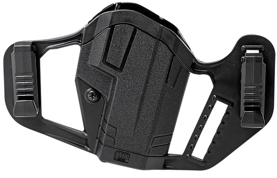 Uncle Mike's 79130 Apparition  IWB/OWB Black Polymer Belt Clip Compatible w/Glock 43/43X Ambidextrous