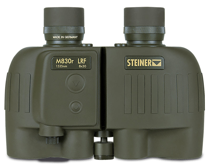 Steiner 2681 M830r LRF 1535nm 8x30mm Floating Prism, Sports-Auto Focus, OD Green Makrolon w/Rubber Armor Features Tripod Mount