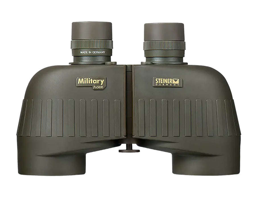 Steiner 2650 M750r Tactical 7x50mm Range Finding Reticle Floating Prism, Green Rubber Armor Makrolon
