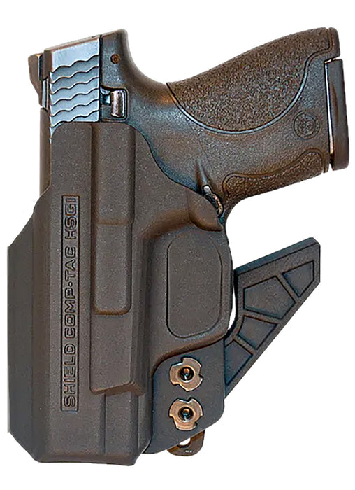 Comp-Tac C756GL297RBKN eV2  AIWB Black Kydex Belt Clip Fits Glock 26 Gen5 Right Hand