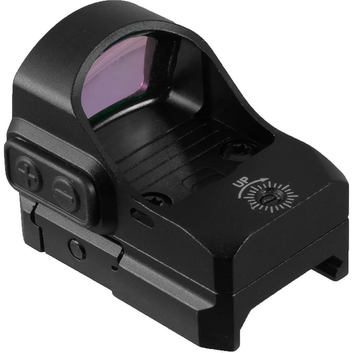 TruGlo TG-TG8200B Tru-Tec Micro Black Hardcoat Anodized 1x 23x17mm 3 MOA Illuminated Red Dot Reticle Features RMR Compatible