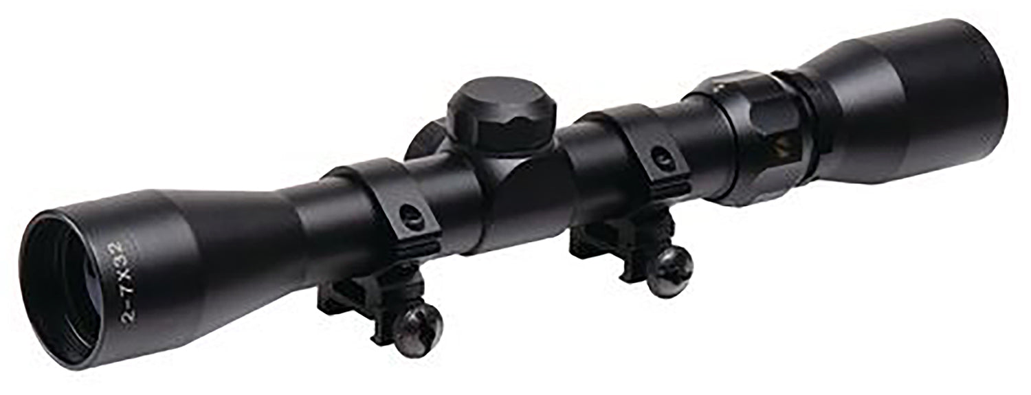 TruGlo TG-TG852732B Trushot  Black Anodized 2-7x32mm Duplex Reticle