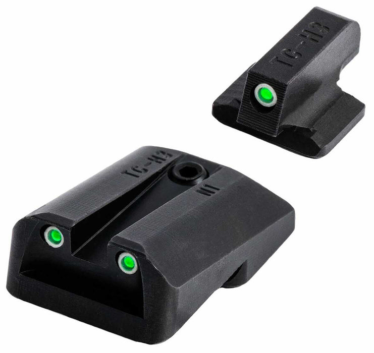 TruGlo TGTG231N2 Tritium  Black | Green Tritium Front Sight Green Tritium Rear Sight