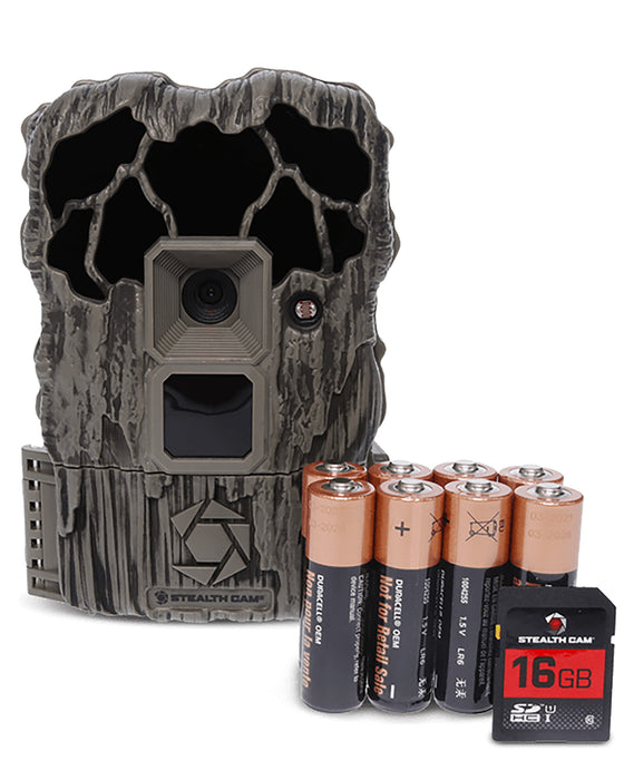 Stealth Cam STCQS20NGK QS20 Combo Camo No Glow IR Flash, Up to 32GB SD Card Memory, Features Integrated Python Provision Lock Latch