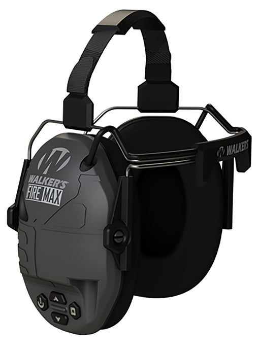 Walker's GWPDFMBTN Firemax Digital BTN Muff Behind The Neck Black Polymer