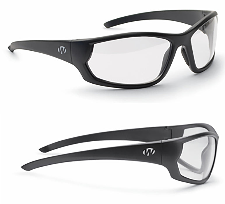 Walker's GWPIKNFF1CLR Ballistic Eyewear IKON Carbine Adult Clear Lens Matte Black Frame