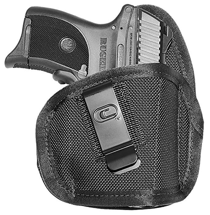 Crossfire Shooting Gear CRFTPSTLSRSA1C3R The Tempest Laser IWB Size 03 Black Ballistic Nylon Belt Clip Fits Compact 3-3.50" Barrel Right Hand