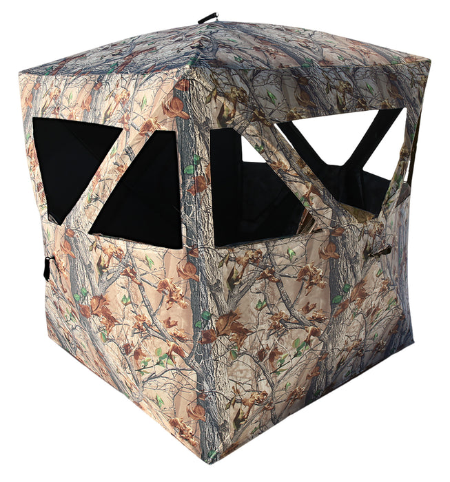 Muddy MUDGB250 Ground Blind 3-Person Cervidae Camo 72" x 72" x 66"