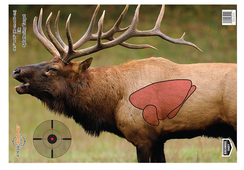 Birchwood Casey 35404 Pregame  Elk Paper Target 16.50" x 24" 3 Per Pkg