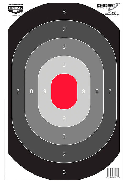 Birchwood Casey 37054 EZE-Scorer  Silhouette Paper Target 23" x 35" 100 Per Pkg