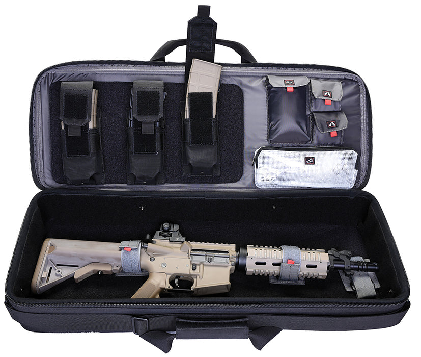 GPS Bags T28SWC Tactical Hardsided Special Weapons Case Black 1000D Polyester Tactical Rifle