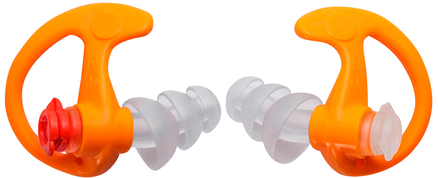 SureFire EP4ORMPR EP4 Sonic Defenders Plus Polymer 24 dB Flanged Orange Medium Adult 1 Pair