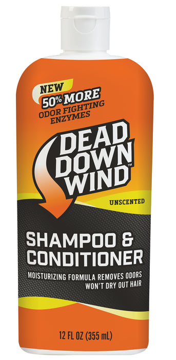 Dead Down Wind 121218 Shampoo/Body Wash  Odor Eliminator Unscented Scent 12 oz Bottle