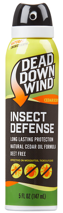 Dead Down Wind 13700 Insect Defense  Cedar Scent 5 oz Aerosol Repels Mosquitos, Ticks & Fleas