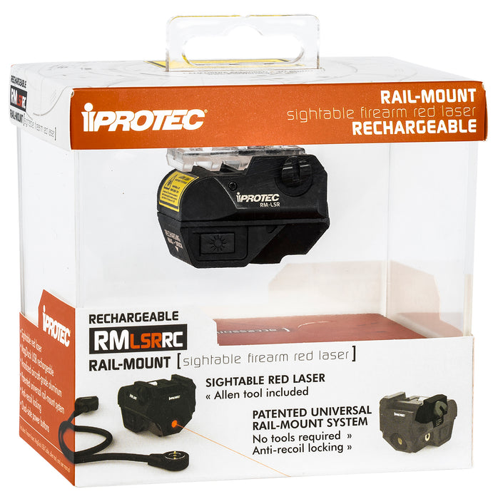 iProtec IPRSPS0002 RMLSR RC Rail-Mount Red Laser  Black