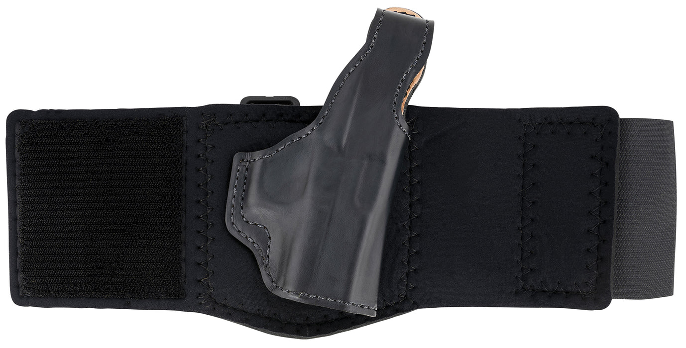 DeSantis Gunhide 014PC8BZ0 Die Hard Rig  Ankle Black Leather Fits Glock 43/43X Right Hand