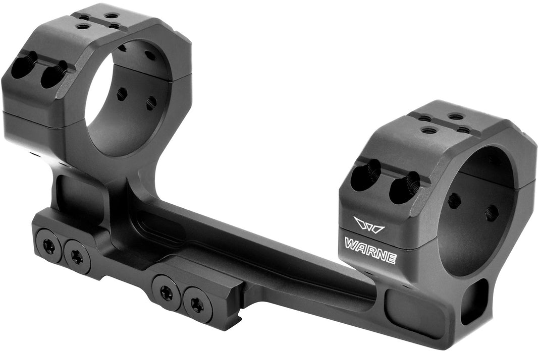 Warne 7818M Precision Cantilever Mount Scope Mount/Ring Combo Black Anodized 30mm 0 MOA